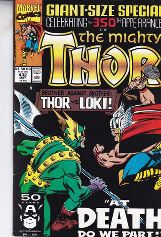 The Mighty Thor #432 - Marvel Comics - 1991