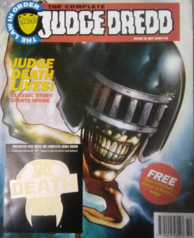 Complete Judge Dredd #21 and #22 (2 x Comics) - 2000AD - 1993
