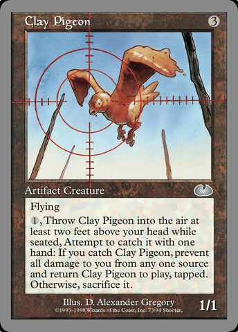 "Clay Pigeon" - Magic The Gathering Card - Unglued