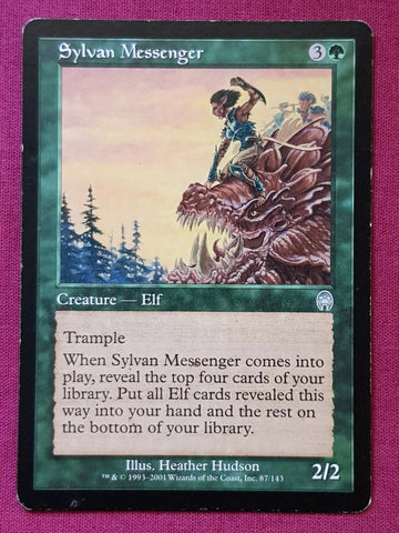 "Sylvan Messenger" - Magic The Gathering Card - Apocalypse