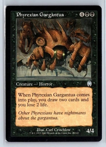 "Phyrexian Gargantua" - Magic The Gathering Card - Apocalypse