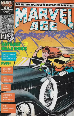 Marvel Age #43 - Marvel Comics - 1986