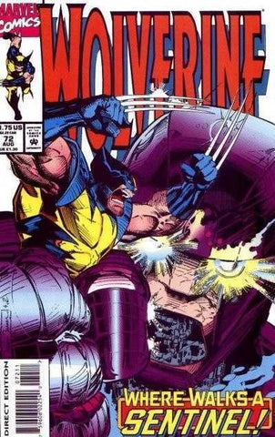 Wolverine #72 - Marvel Comics - 1993