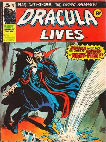 Dracula Lives #58 - Marvel Comics / British - 1975