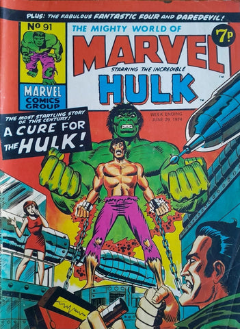 The Mighty World of Marvel #91 - Marvel/British - 1974