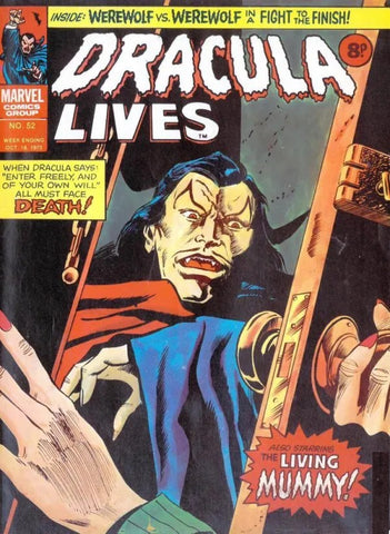 Dracula Lives #52 - Marvel Comics / British - 1975