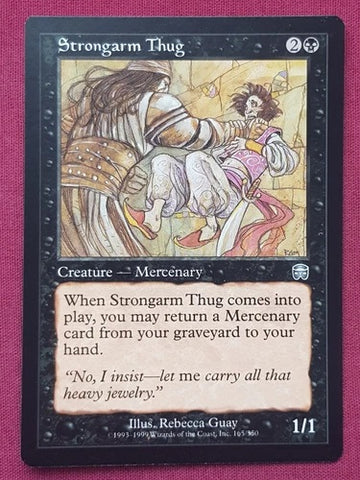 "Strongarm Thug" - Magic The Gathering Card - Mercadian Masques