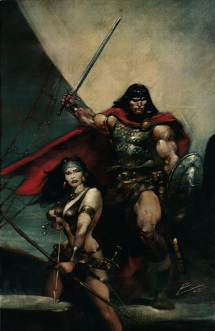 Conan the Barbarian #5 - Titan Comics - 2023 - Virgin De La Torre Cover