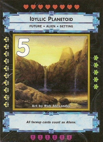 "Idyllic Planetoid" - Xxxenophile CCG Card