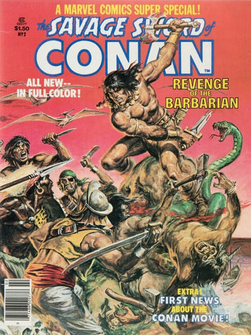 Savage Sword Of Conan Magazine #2 - Curtis Magazines - 1975
