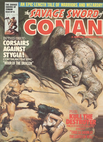 Savage Sword of Conan Monthly #41 - Marvel Comics - 1981