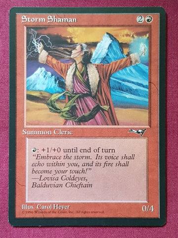 "Storm Shaman" x4 - Magic The Gathering Card - Alliances - 4-Card Playset