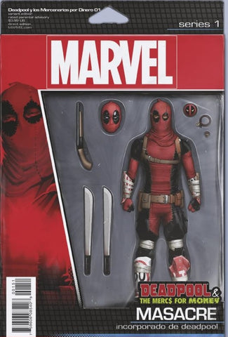 Deadpool Los Mercenarios Por Dinero #1 - Marvel - 2016 - Action Figure Variant