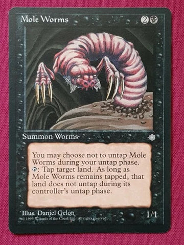 "Mole Worms" x4 - Magic The Gathering Card - Ice Age - 4-Card Playset