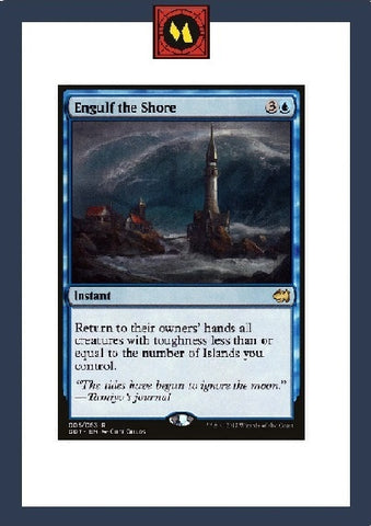 "Engulf The Shore" - Magic The Gathering Card - DDT