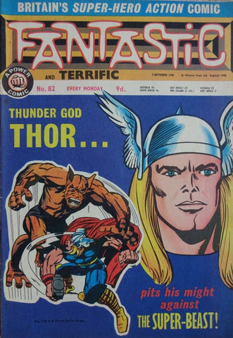 Fantastic Comic #82 - Marvel UK - 1968