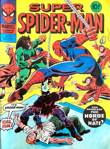 Super Spider-Man #273, #274 & #275 - Marvel Comics/British - 1978=
