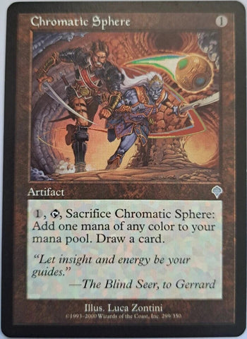 "Chromatic Sphere" - Magic The Gathering Card - Invasion