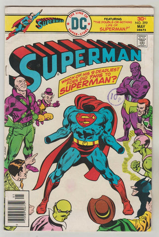 Superman #299 - DC Comics - 1976