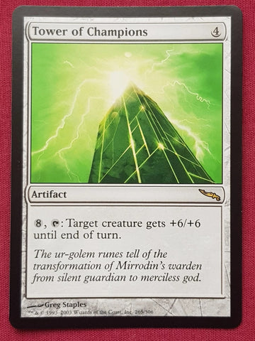 "Tower Of Champions" - Magic The Gathering Card - Mirrodin