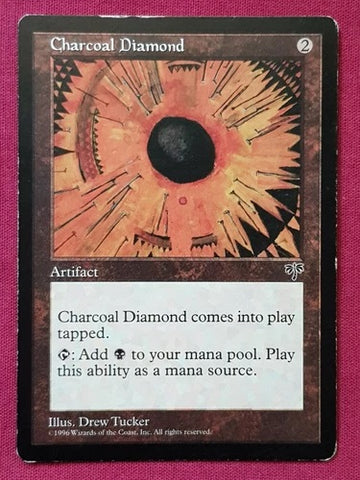 "Charcoal Diamond" - Magic The Gathering Card - Mirage