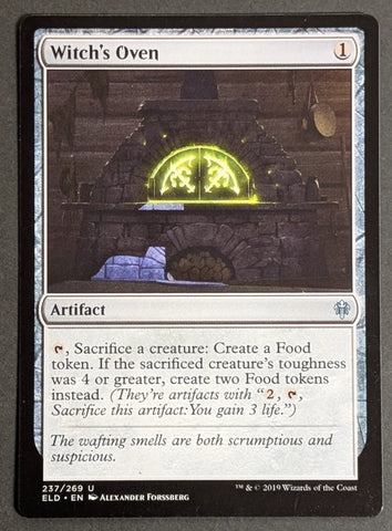 "Witch's Oven" - Magic The Gathering Card - Throne of Eldraine
