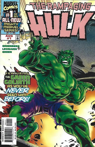 The Rampaging Hulk #1 - Marvel Comics - 1998