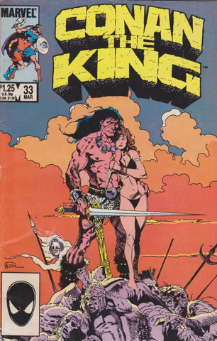 Conan The King #33 - Marvel Comics - 1986