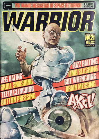 Warrior #21  - Quality Magazines - 1984