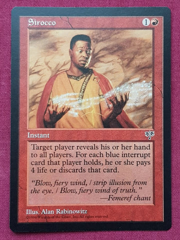 "Sirocco" - Magic The Gathering Card - Mirage