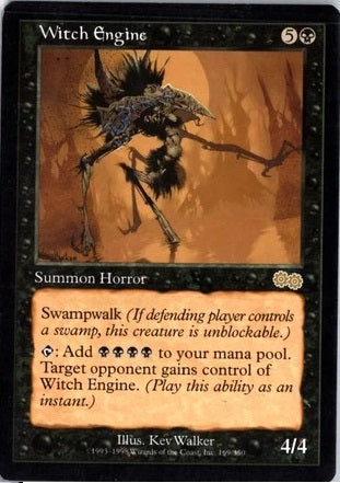 "Witch Engine" - Magic The Gathering Card - Urza's Saga