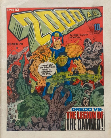 2000AD Comic - Prog #83 - 23rd September 1978