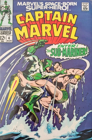 Captain Marvel #4 - Marvel Comics - 1968