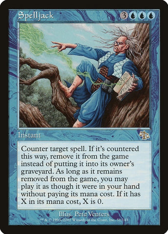 "Spelljack" - Magic The Gathering Card - Judgment