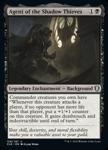 "Agent Of The Shadow Thieves" - Magic The Gathering Card - CLB