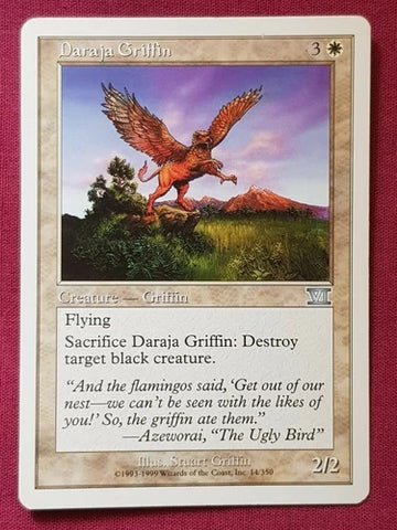 "Daraja Griffin" - Magic The Gathering Card - 6th Edition