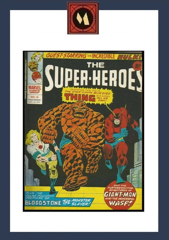 The Super-Heroes #45 - Marvel Comics / British - 1976