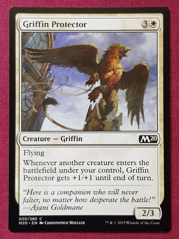 "Griffin Protector" x4 - Magic The Gathering Card - M20 - 4-Card Playset