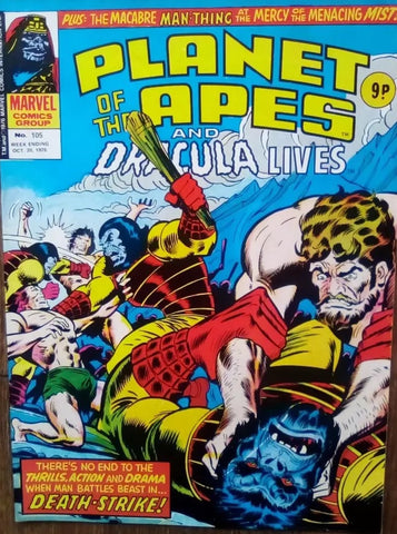 Planet of the Apes #105 - Marvel Comics / British - 1976