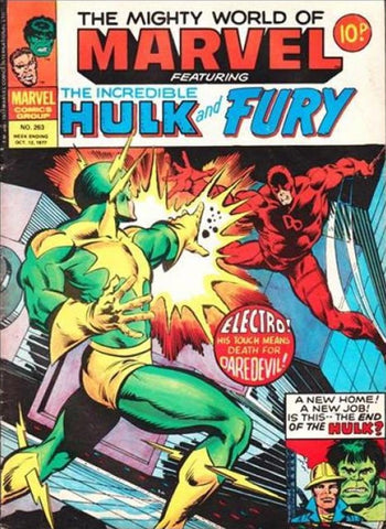 Mighty World of Marvel #263 - Marvel Comics - 1977