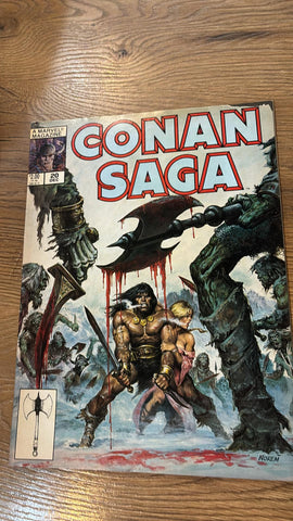 Conan Saga #20 - Marvel Magazine - 1988