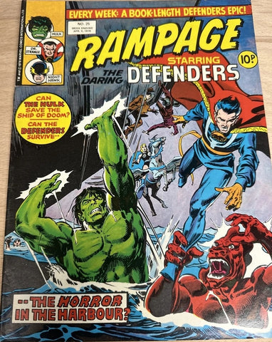 Rampage Comic #25 - Marvel Comic/British - 1978