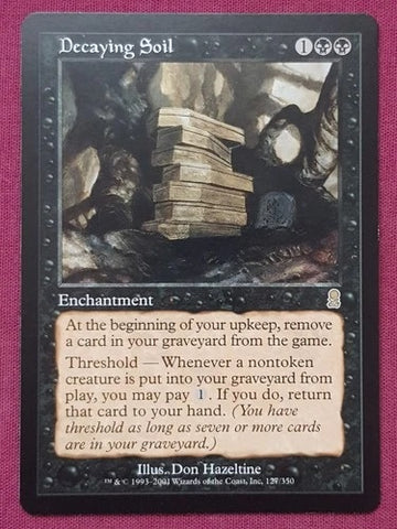 "Decaying Soil" - Magic The Gathering Card - Odyssey