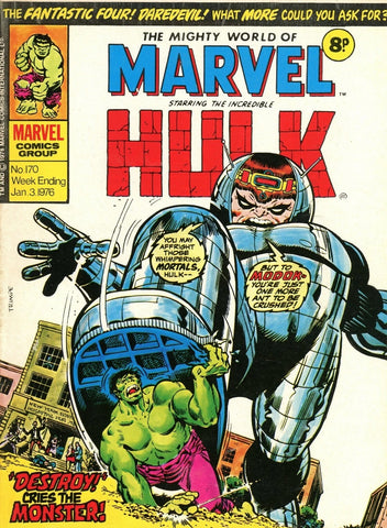 Mighty World of Marvel #170 - Marvel Comics - 1976