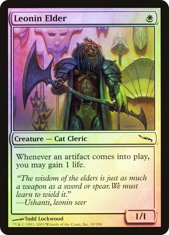 "Leonin Elder" FOIL - Magic The Gathering Card - Mirrodin