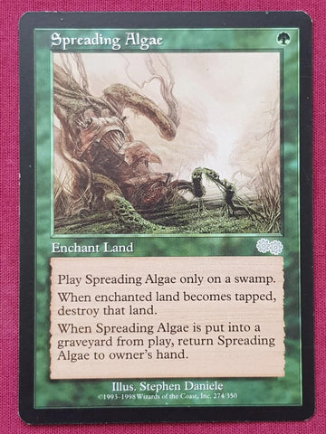 "Spreading Algae" - Magic The Gathering Card - Urza's Saga