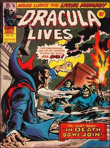 Dracula Lives #47 - Marvel Comics / British - 1975