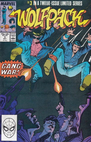 Wolfpack #3 - #12 (10x Comics RUN) - Marvel Comics - 1988/89