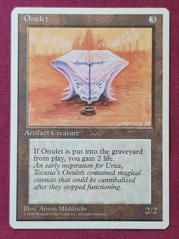 "Onulet" - Magic The Gathering Card - 4th Edition