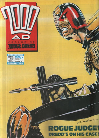2000AD Comic Prog #618 - 1989